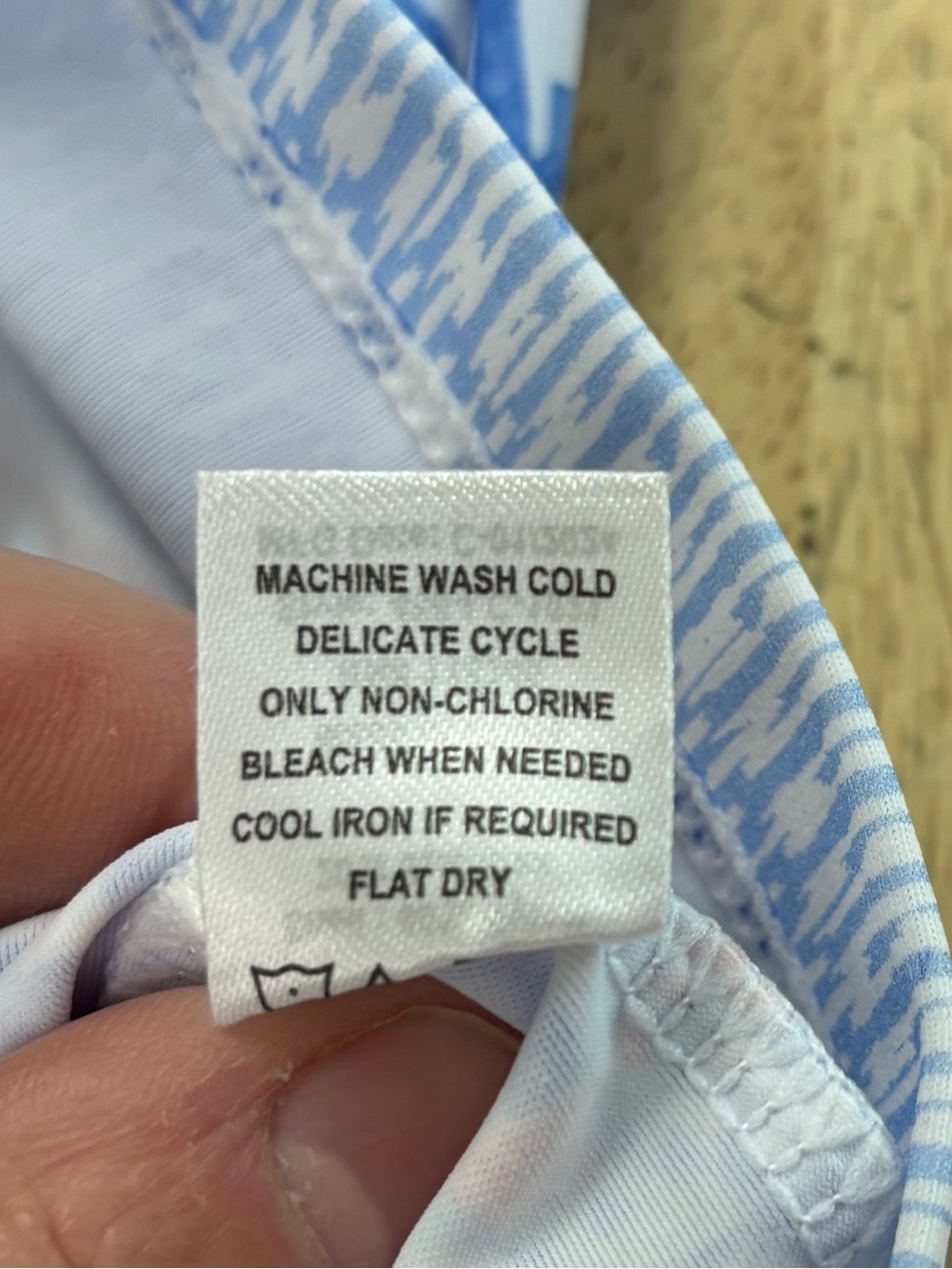 NWT Cabana Life Blue & White Printed Swim Coverup - Picture 4 of 8